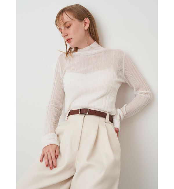 ELENDEEK「SQUARE BUCKLE BELT」|ベルト|