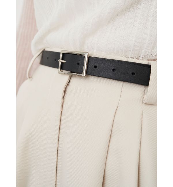 ELENDEEK「SQUARE BUCKLE BELT」|ベルト|