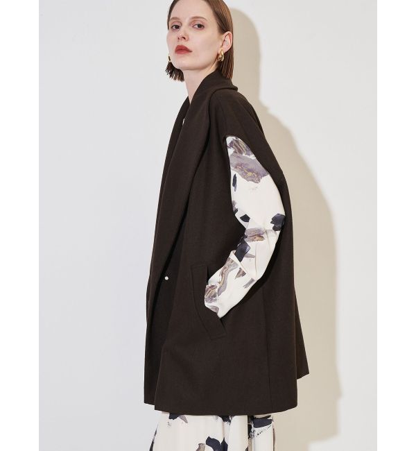 ELENDEEK「OVER SIZE SLEEVELESS CT」|その他|ブラウン
