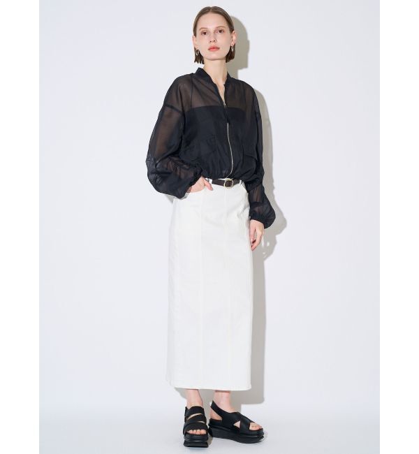 ELENDEEK「BACK TUCK SHEER BZ」|ブルゾン・スタジャン|