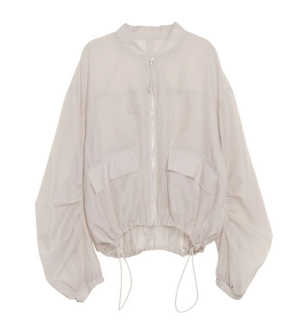 ELENDEEK「BACK TUCK SHEER BZ」|ブルゾン・スタジャン|