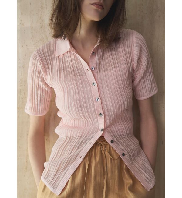 ELENDEEK「SHEER PLEATS KT TOP」|ニット・セーター|