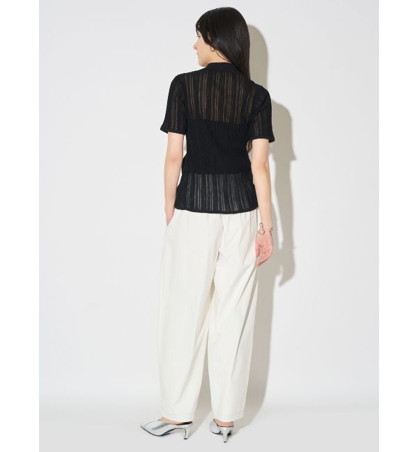ELENDEEK「SHEER PLEATS KT TOP」|ニット・セーター|