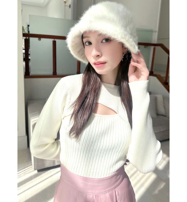 RESEXXY「ファーバケットハット」|ハット|