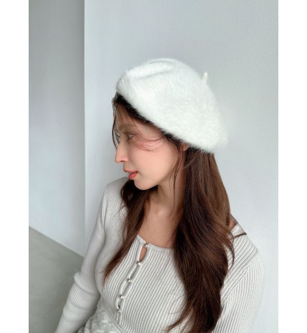 RESEXXY「フェイクファーベレー帽」|ハンチング・ベレー帽|