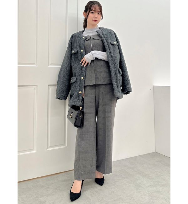 dazzlin「ボアフレンチブルゾン」|ブルゾン・スタジャン|