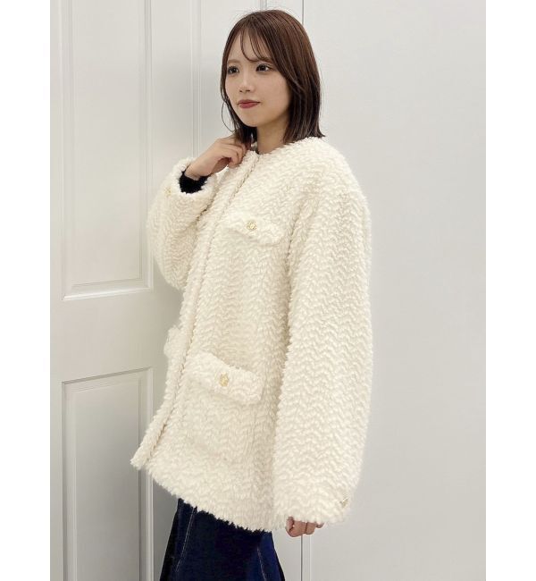 dazzlin「ボアフレンチブルゾン」|ブルゾン・スタジャン|