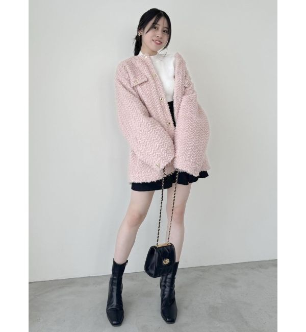 dazzlin「ボアフレンチブルゾン」|ブルゾン・スタジャン|