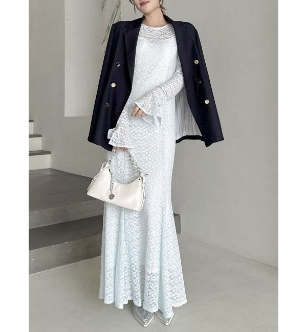 dazzlin「バックリボンレースワンピース」|ワンピース|