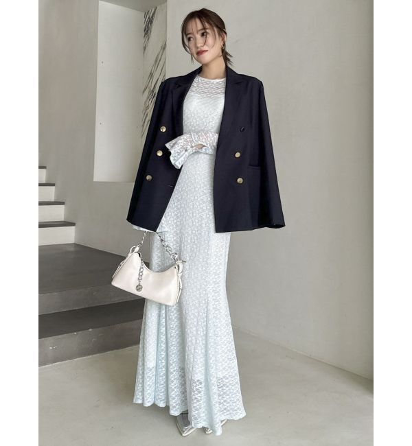 dazzlin「バックリボンレースワンピース」|ワンピース|