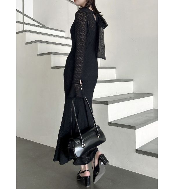 dazzlin「バックリボンレースワンピース」|ワンピース|