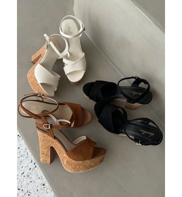 dazzlin「【復刻】コルクヒールサンダル」|サンダル|