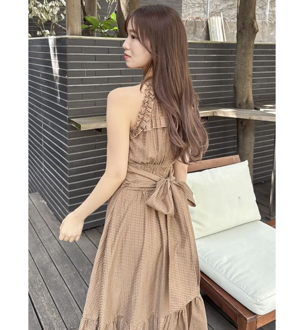 dazzlin「【再生産】アメスリフリルシェイプワンピース」|ワンピース|