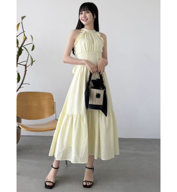 dazzlin「【再生産】アメスリフリルシェイプワンピース」|ワンピース|