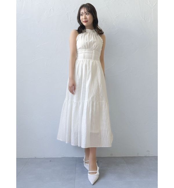dazzlin「【再生産】アメスリフリルシェイプワンピース」|ワンピース|