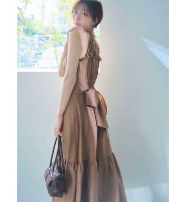 dazzlin「【再生産】アメスリフリルシェイプワンピース」|ワンピース|