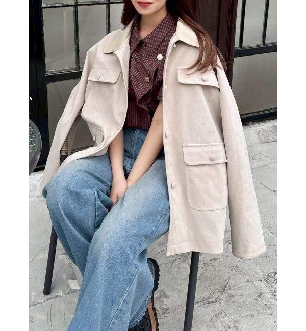 dazzlin「【セットアップ対応】ポケットオーバーブルゾン」|ブルゾン・スタジャン|