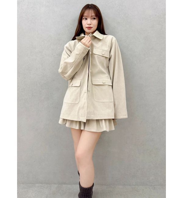 dazzlin「【セットアップ対応】ポケットオーバーブルゾン」|ブルゾン・スタジャン|