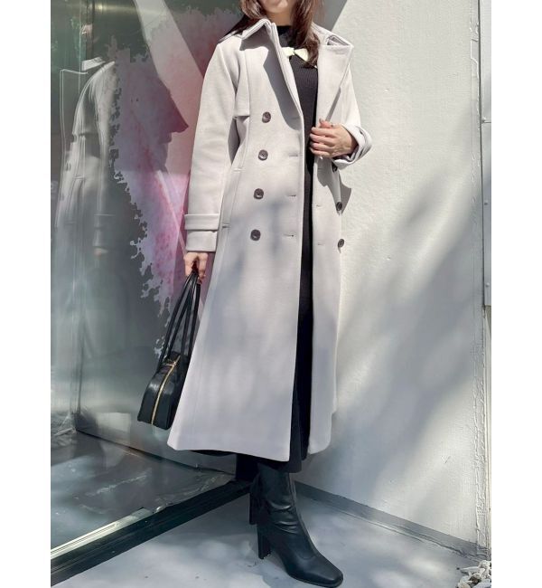 dazzlin「2WAYカラーウールライクトレンチコート」|トレンチコート|