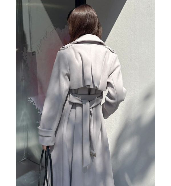 dazzlin「2WAYカラーウールライクトレンチコート」|トレンチコート|