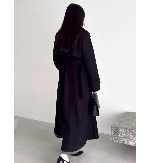 dazzlin「2WAYカラーウールライクトレンチコート」|トレンチコート|