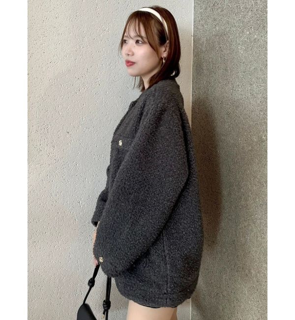 dazzlin「【20周年記念復刻！】ボアフレンチブルゾン」|ブルゾン・スタジャン|