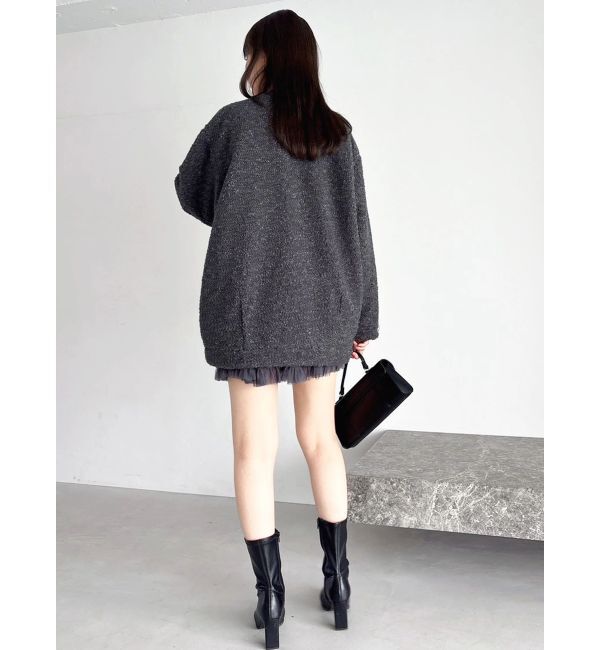 dazzlin「【20周年記念復刻！】ボアフレンチブルゾン」|ブルゾン・スタジャン|