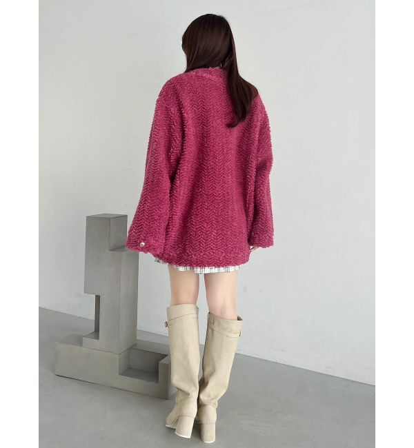 dazzlin「【20周年記念復刻！】ボアフレンチブルゾン」|ブルゾン・スタジャン|