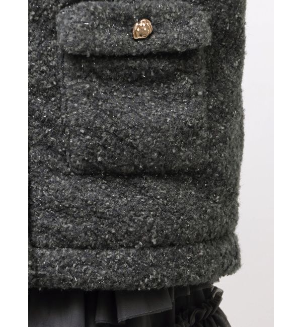 dazzlin「【20周年記念復刻！】ボアフレンチブルゾン」|ブルゾン・スタジャン|