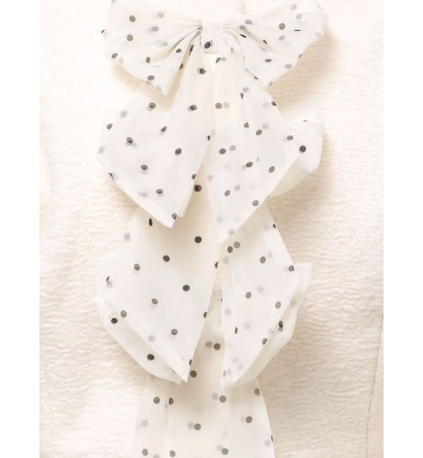 dazzlin「トリプルリボンショートブルゾン」|ブルゾン・スタジャン|