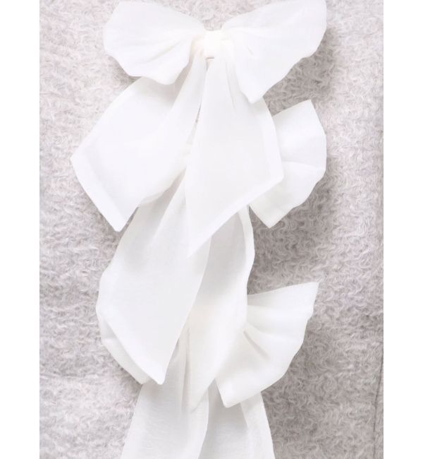 dazzlin「トリプルリボンショートブルゾン」|ブルゾン・スタジャン|