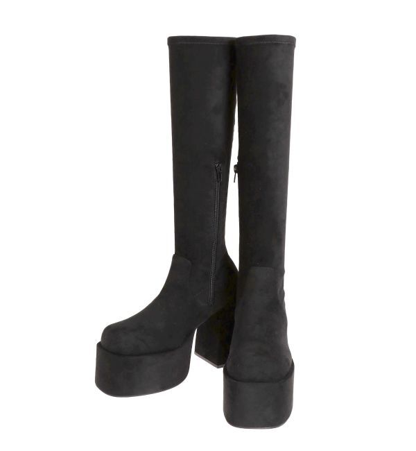 EMODA「バルキープランプフィットブーツ」|ロングブーツ|
