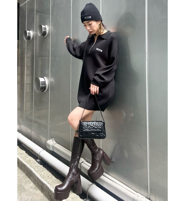 EMODA「バルキープランプフィットブーツ」|ロングブーツ|