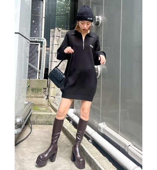 EMODA「バルキープランプフィットブーツ」|ロングブーツ|