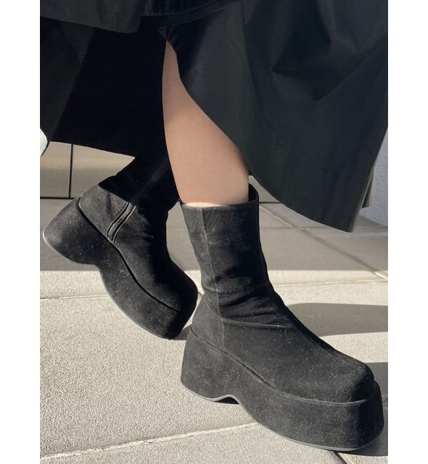 EMODA「スウェードショートブーツ」|ショートブーツ|