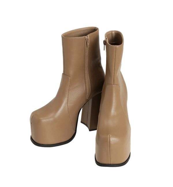 EMODA「トゥーカバーボリュームブーツ」|ショートブーツ|