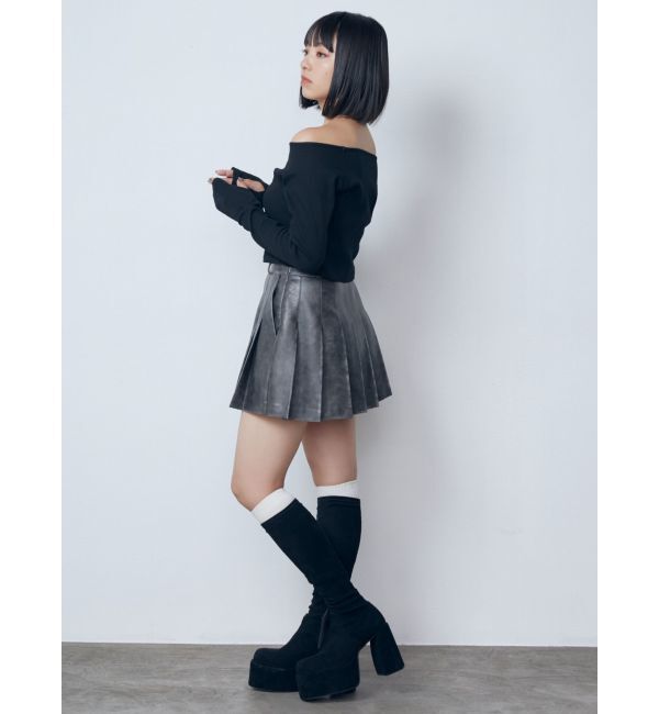 EMODA「バルキープランプフィットブーツ」|ロングブーツ|