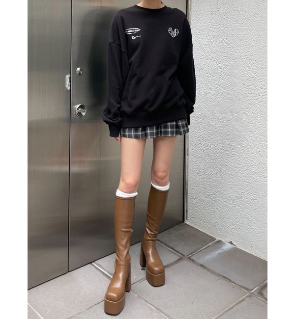 EMODA「バルキープランプフィットブーツ」|ロングブーツ|