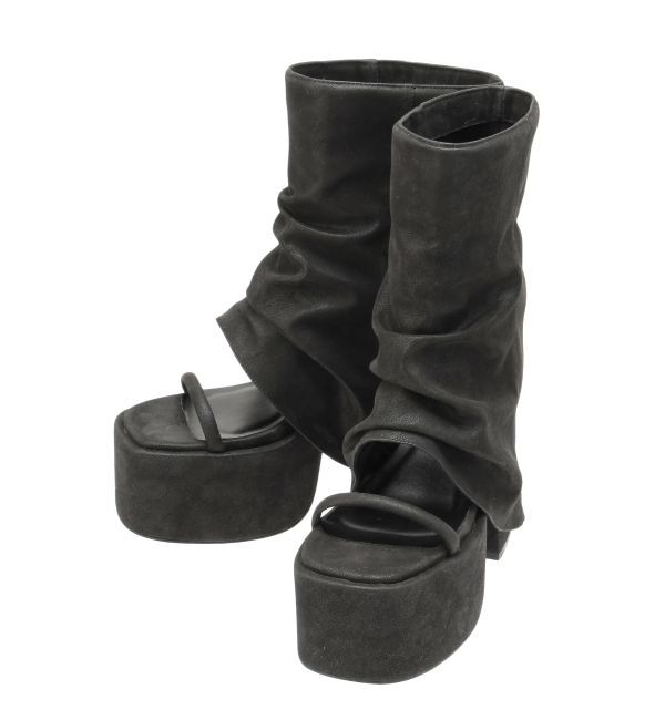 EMODA「カバーバルキーサンダル」|サンダル|ブラック