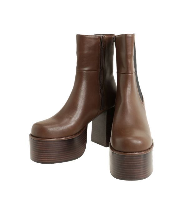 EMODA「ラウンドサイドゴアブーツ」|ショートブーツ|