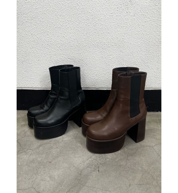 EMODA「ラウンドサイドゴアブーツ」|ショートブーツ|