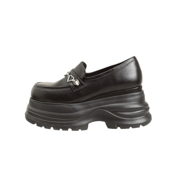 EMODA「ハートチェーンローファー」|ローファー|