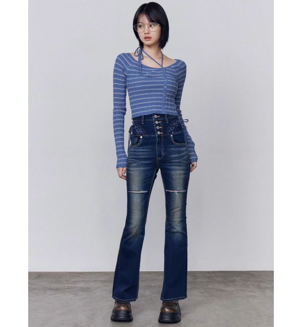 EMODA「ハートチェーンローファー」|ローファー|