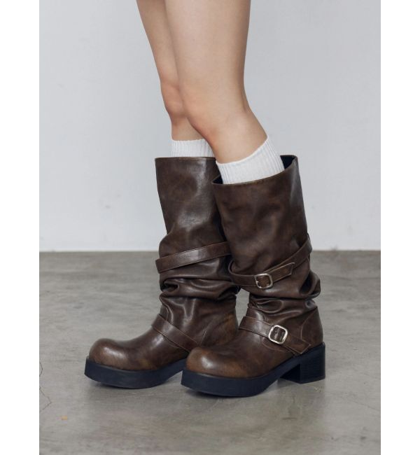 EMODA「ルーズベルトブーツ」|ロングブーツ|