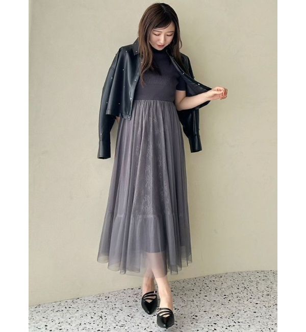 MERCURYDUO「ポインテッドストラップミュール」|パンプス|