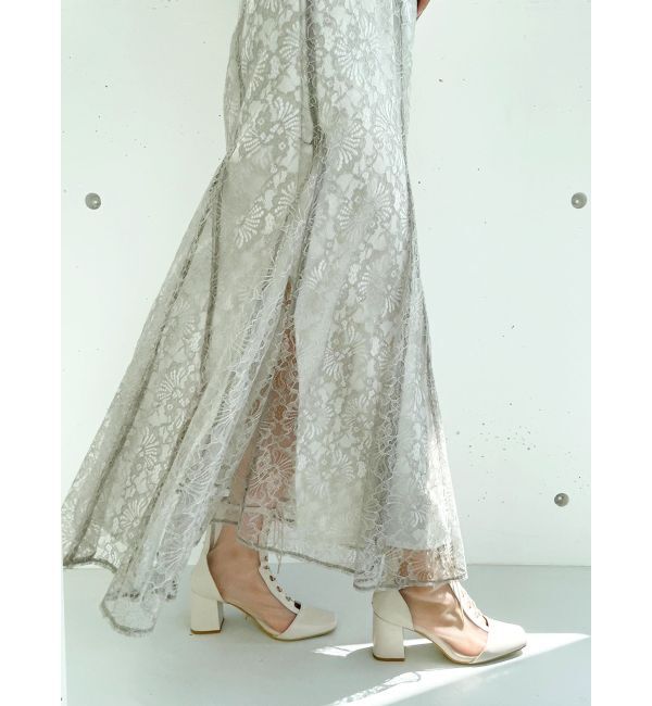 MERCURYDUO「レースアップメッシュブーツ」|ショートブーツ|