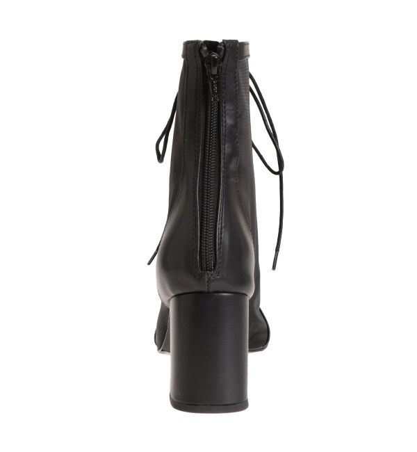 MERCURYDUO「レースアップメッシュブーツ」|ショートブーツ|