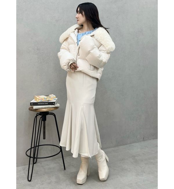 MERCURYDUO「バックレースアップストレッチマーメイドスカート」|スカート|