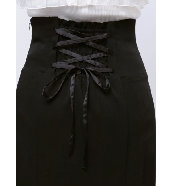 MERCURYDUO「バックレースアップストレッチマーメイドスカート」|スカート|