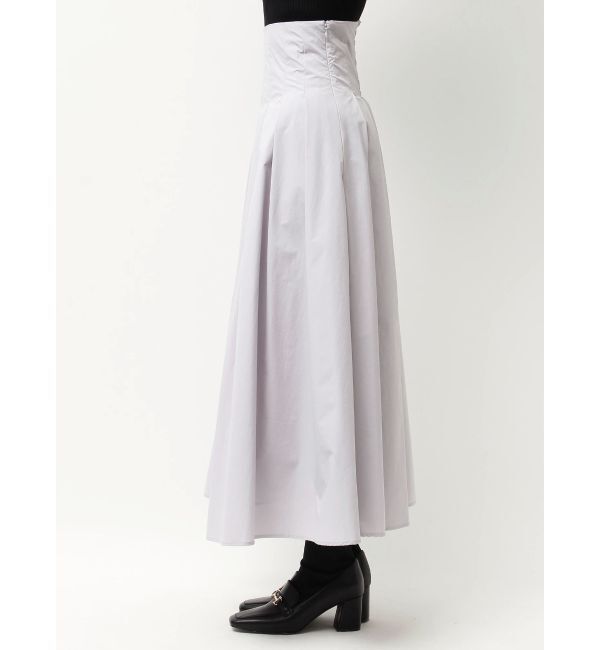 MERCURYDUO「タフタタックフレアスカート」|スカート|